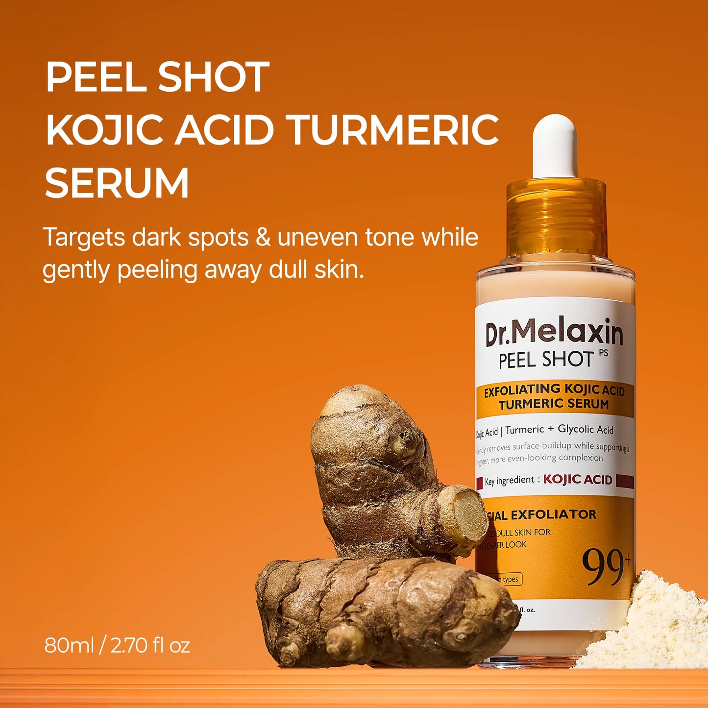 Peel Shot Kojic Acid Turmeric Duo Spay + Serum