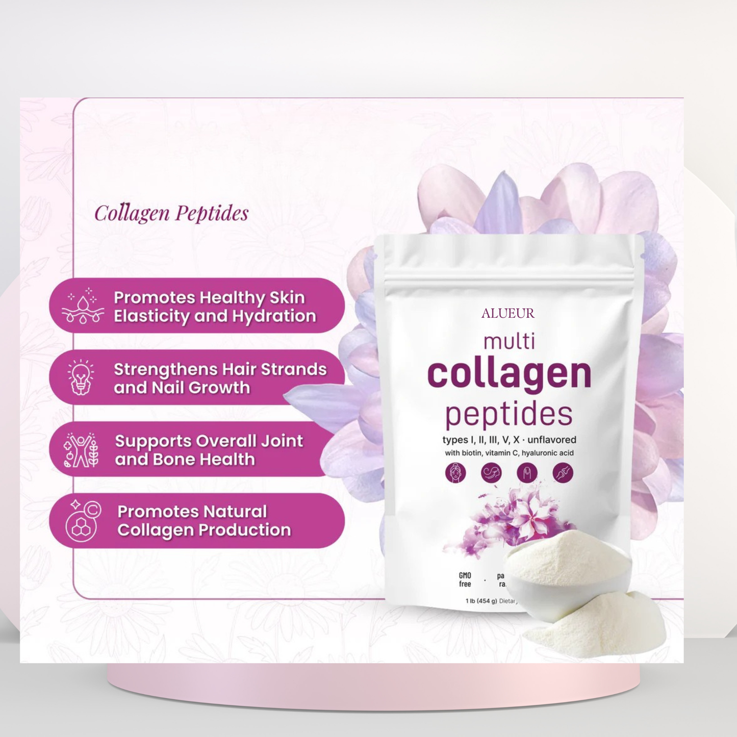 Multi Collagen Peptide + Free Bio Collagen Mask Gift