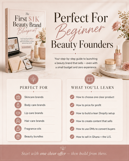 How to Work Toward Your First $1,000 with Your Beauty Brand in 30 Days