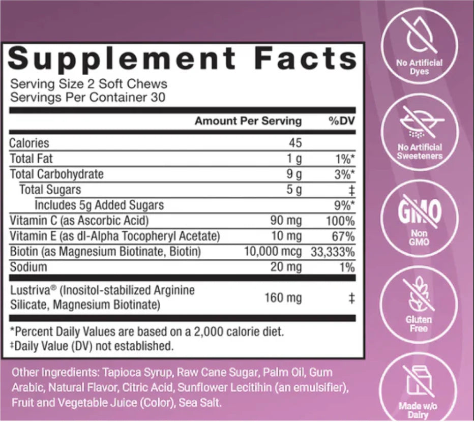 Hair Growth Accelerator Soft Chews